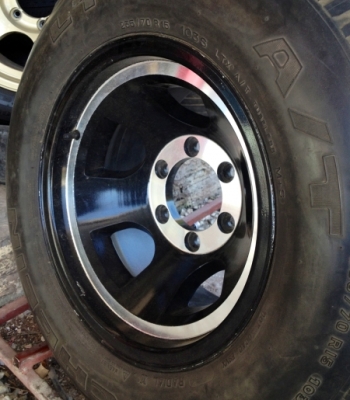 ขายล้อแท้ JAPAN 15x8.5 ออฟ-25 6รู แนวออฟโรดครับ