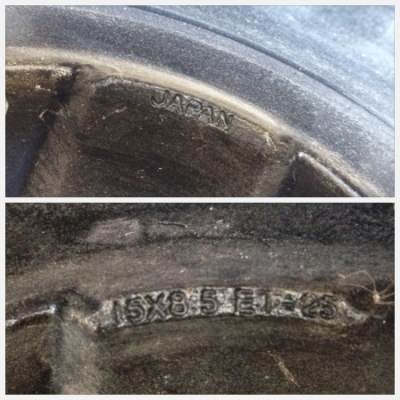 ขายล้อแท้ JAPAN 15x8.5 ออฟ-25 6รู แนวออฟโรดครับ