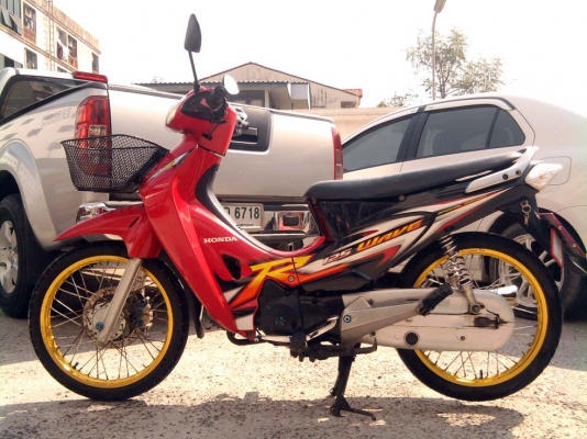 ขออนุญาติขาย  HONDA WAVE 125 U-Box มือเดียว สีแดงดำ ไมล์ดิจิตอล