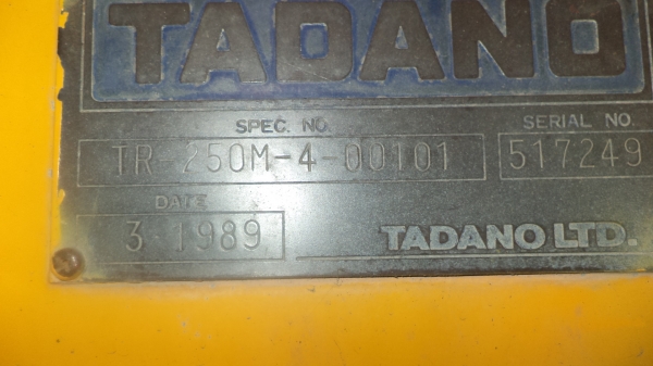 TR250-M4-517249 TADANO ครับ