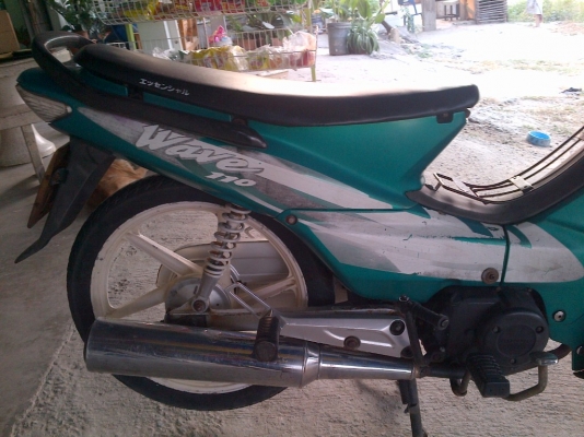 ขาย!เวฟ110 ปี44 รถเครื่องเดิม เครื่องดี พร้อมใช้ ทะเบียน+เอกสารโอน ภาษีไม่หมด