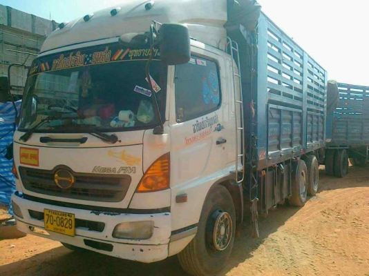 ขาย ฮีโน่ พ่วงไม่ดั๊มแม่ลูก เครื่อง 260 แรงม้า กระบะเหล็ก ราคา 2,350,000 บาท เจ้าของขายเอง