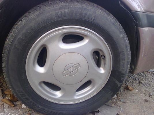 ขายล้อแม็กเดิมขอบ14 พร้อมยาง (4รู100) ราคาประหยัดทั้งชุด3800