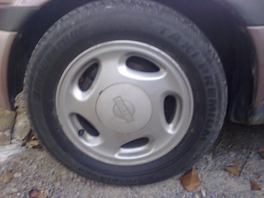 ขายล้อแม็กเดิมขอบ14 พร้อมยาง (4รู100) ราคาประหยัดทั้งชุด3800