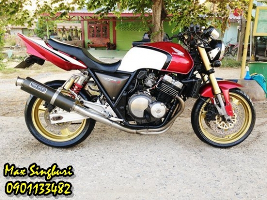 แม็กสิงห์บุรี//CB400 ปี93 (ครีบเต็ม) แต่ง โช๊คหัวกลับ up side down ทะเบียน พร้อมโอน 83000