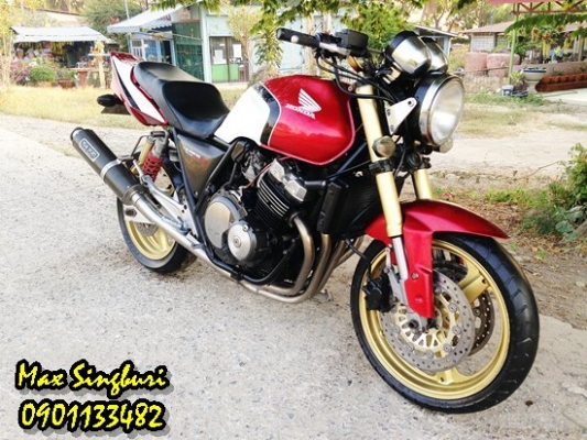 แม็กสิงห์บุรี//CB400 ปี93 (ครีบเต็ม) แต่ง โช๊คหัวกลับ up side down ทะเบียน พร้อมโอน 83000 แม็กสิงห์บุรี//CB400 ปี93 (ครีบเต็ม) แต่ง โช๊คหัวกลับ up side down ทะเบียน พร้อมโอน 83000