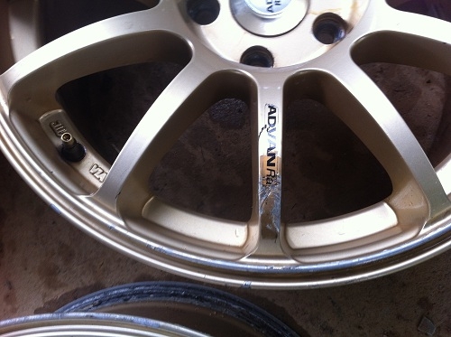 ล้อ advan RS 17 5รู114
