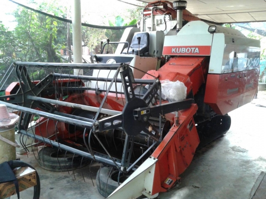 ขายรถเกี่ยวข้าวคูโบต้า DC60 คู่ เทรลเลอร์ลาก สภาพพร้อมใช้งาน เดิมใช้มือเดียว ช่วงล่างพร้อมใช้งาน