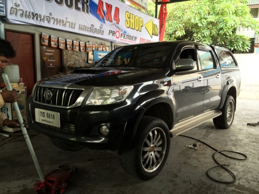 รับแก้ปัญหาช่วงล่าง รถกระบะ Vigo by Shock Profender