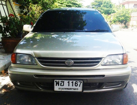 Toyota soluna ปี 98 เกียร์ออโต้ ติดแก๊ส LPG มี airbag เครื่องดี ช่วงล่างเงียบ เกียร์เปลี่ยนนิ่ม ภายในเรียบร้อย แอร์เย็น ฟิลม์ hi-kool เครื่องเสียง jvc สีสวย แม็กซ์ advan 16" ภาษีไม่ขาด พร้อมใช้ พร้อมโอน เอกสารครบ.  บริการส่งทั่วไทย  ราคา 89,000 บาท