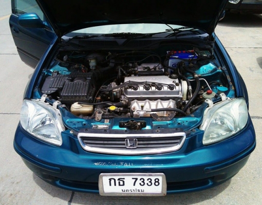 Honda civic ปี 97 เกียร์ออโต้ เครื่องดี เกียร์เปลี่ยนนิ่ม ช่วงล่างเงียบ แอร์เย็น แม็กซ์ 16 กระจกไฟฟ้า ปรับเเละพับไฟฟ้า โหลดนิดๆ ท่อแต่ง ภาษี 58 เอกสารพร้อมโอน  ราคา 79,000 บาท  0896878976 โอ๋  id line : charnpreecha