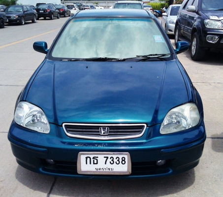 Honda civic ปี 97 เกียร์ออโต้ เครื่องดี เกียร์เปลี่ยนนิ่ม ช่วงล่างเงียบ แอร์เย็น แม็กซ์ 16 กระจกไฟฟ้า ปรับเเละพับไฟฟ้า โหลดนิดๆ ท่อแต่ง ภาษี 58 เอกสารพร้อมโอน  ราคา 79,000 บาท  0896878976 โอ๋  id line : charnpreecha