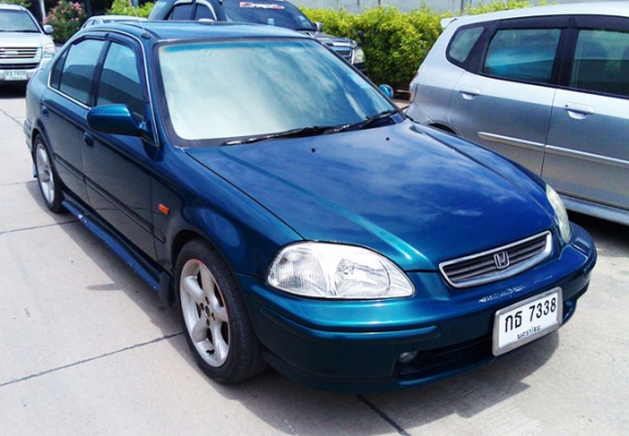 Honda civic ปี 97 เกียร์ออโต้ เครื่องดี เกียร์เปลี่ยนนิ่ม ช่วงล่างเงียบ แอร์เย็น แม็กซ์ 16 กระจกไฟฟ้า ปรับเเละพับไฟฟ้า โหลดนิดๆ ท่อแต่ง ภาษี 58 เอกสารพร้อมโอน  ราคา 79,000 บาท  0896878976 โอ๋  id line : charnpreecha