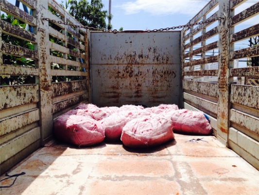 ขายลูกพ่วงไม่ดัมพ์ กระบะเหล็กคอกสูง 2 เพลา ยาว 6.40 เมตร ขายลูกพ่วงไม่ดัมพ์ กระบะเหล็กคอกสูง 2 เพลา ยาว 6.40 เมตร