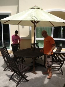 ชุดเก้าอี้ไม้สัก