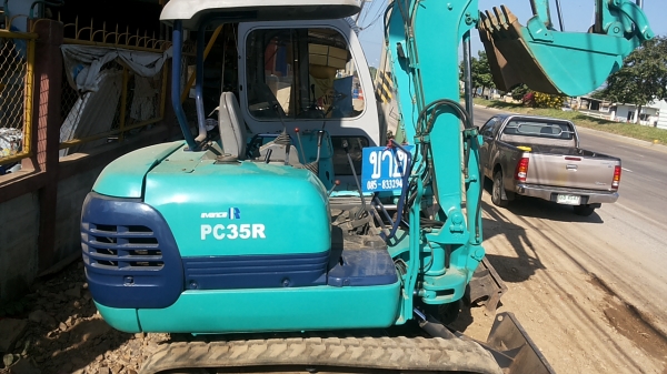 ขายรถขุดแบ็คโฮ. KOBELCO. sk030  ( มี VDO การทำงานของระบบ ให้ชม )รถเก่านอก สภาพพร้อมใช้ มีเอกสารแจ้งจำหน่าย