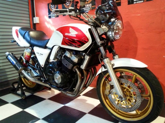 T&amp;T BIKE RAMA2 ท่อOVER ออกคู่ 72500 ฿HONDA CB400 VS.S ปี98 อินวอย+สรรพสามิต สภาพเทพ ของเเต่งเต็มคัน ท่อOVER FULL