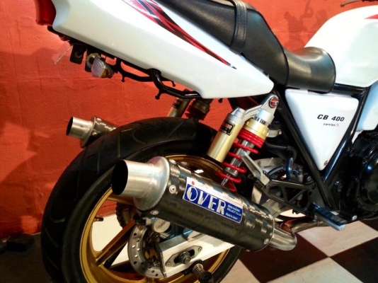 T&amp;T BIKE RAMA2 ท่อOVER ออกคู่ 72500 ฿HONDA CB400 VS.S ปี98 อินวอย+สรรพสามิต สภาพเทพ ของเเต่งเต็มคัน ท่อOVER FULL