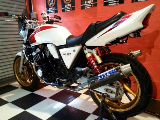 T&amp;T BIKE RAMA2 ท่อOVER ออกคู่ 72500 ฿HONDA CB400 VS.S ปี98 อินวอย+สรรพสามิต สภาพเทพ ของเเต่งเต็มคัน ท่อOVER FULL