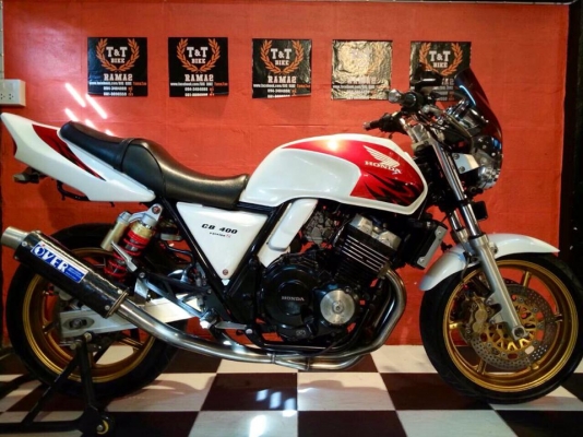 T&amp;T BIKE RAMA2 ท่อOVER ออกคู่ 72500 ฿HONDA CB400 VS.S ปี98 อินวอย+สรรพสามิต สภาพเทพ ของเเต่งเต็มคัน ท่อOVER FULL