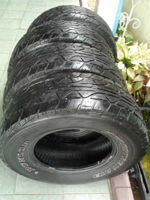 Dunlop AT3 ขนาด 265/70/16 ปี12 สวยๆ 1ชุด