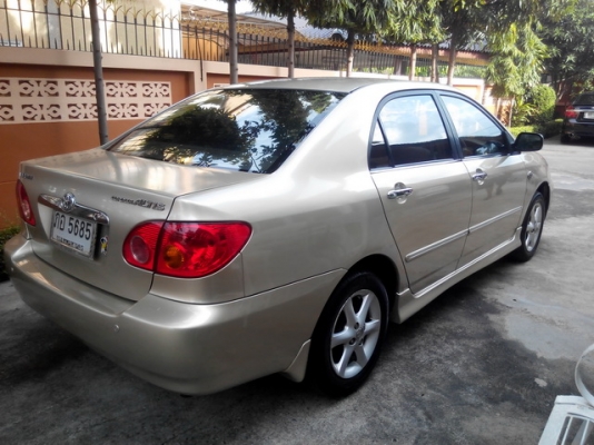 Toyota Corolla Altis 1.8E ปี 2001 รุ่น TOP ABS AIRBAG คู่ ดิกส์เบรก 4 ล้อ แอร์ดิจิตอล หรูหรา