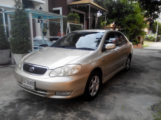 Toyota Corolla Altis 1.8E ปี 2001 รุ่น TOP ABS AIRBAG คู่ ดิกส์เบรก 4 ล้อ แอร์ดิจิตอล หรูหรา