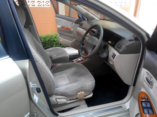 Toyota Corolla Altis 1.8E ปี 2001 รุ่น TOP ABS AIRBAG คู่ ดิกส์เบรก 4 ล้อ แอร์ดิจิตอล หรูหรา