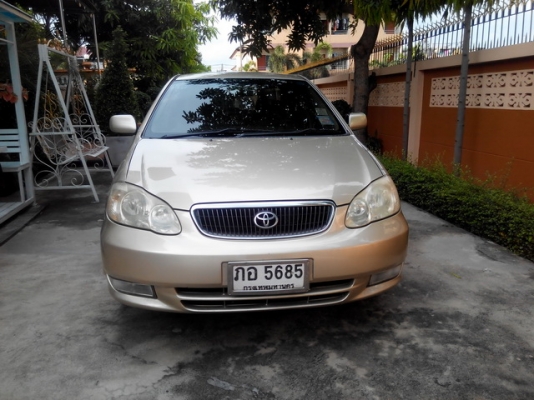 Toyota Corolla Altis 1.8E ปี 2001 รุ่น TOP ABS AIRBAG คู่ ดิกส์เบรก 4 ล้อ แอร์ดิจิตอล หรูหรา