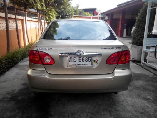 Toyota Corolla Altis 1.8E ปี 2001 รุ่น TOP ABS AIRBAG คู่ ดิกส์เบรก 4 ล้อ แอร์ดิจิตอล หรูหรา