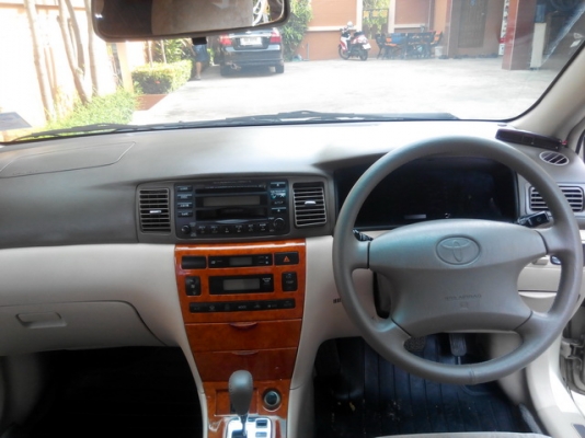 Toyota Corolla Altis 1.8E ปี 2001 รุ่น TOP ABS AIRBAG คู่ ดิกส์เบรก 4 ล้อ แอร์ดิจิตอล หรูหรา