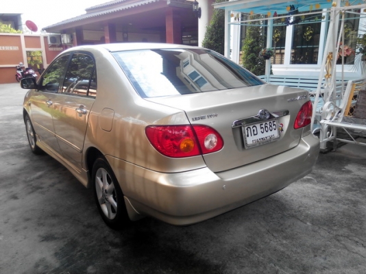 Toyota Corolla Altis 1.8E ปี 2001 รุ่น TOP ABS AIRBAG คู่ ดิกส์เบรก 4 ล้อ แอร์ดิจิตอล หรูหรา