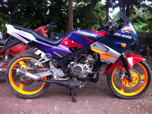 ขายkawasaki kr150 มีทะเบียนชุดโอน ราคา 7900 บาท