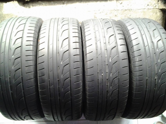 ขายยาง BRIDGESTONE RE001 195-55-15 ปี10 ดอกเต็ม เท่ากันทุกเส้น ชุดละ 3,800 บาท