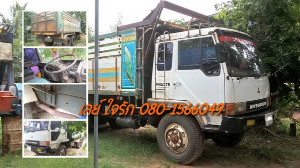 ***ขายแล้วครับขอบคุณ Truck2hand ขาย10ล้อ2เพลาดั้ม"หลงโบ" MITSU FN527M-TF1981 6D16 Bo 220HP ใส่ตาเหลี่ยม เครื่องเดิมๆ แรงดี มีเยิ้มบ้าง ซีลคอหน้ามีซึม เกียร์ลาย 10สปีด ไม่หลุด ไม่หอน ช่วงล่าง เบรคใหญ่ เพลาใส่บุ๋มแล้ว คัสซีเดิมสวยใช้ได้ มีบวมซับบน