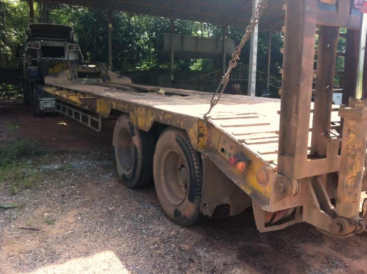 ขายหางโรเบสอู่พนัส 2 เพลา มีสะพานไฮดรอลิค เอกสารครบ สภาพสวย พร้อมใช้งาน