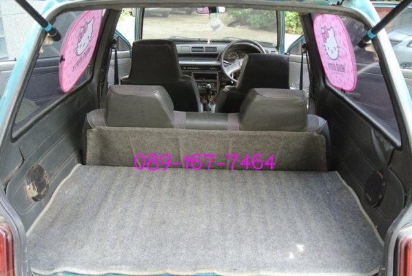 ขายรถ daihatsu - mira สีเขียว ติดแก๊สถังโดนัท ราคา 58,000 บาท