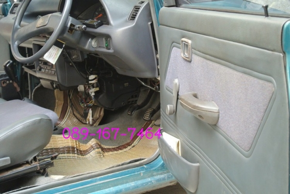 ขายรถ daihatsu - mira สีเขียว ติดแก๊สถังโดนัท ราคา 58,000 บาท