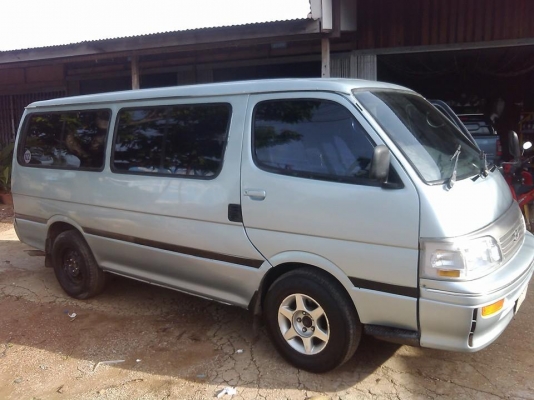 ขายรถตู้หัวจรวดหลังคาต่ำ วางเครื่อง 2่JZ  ติดแก๊สเรียบร้อย