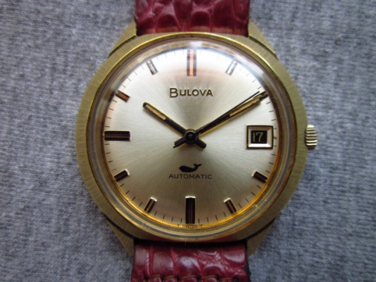 +++++ BULOVA กะหลั่ยทองหนาๆ 10k โกลด์เพลท +++++