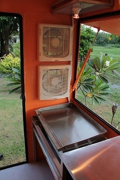 ขายรถพ่วงแฟรน์ไชส์ร้านอาหาร น้ำหนักเบา พร้อมอุปกรณ์