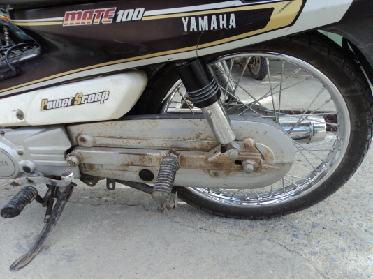 YAMAHA -MATE 100 + เอกสารโอน  7,500 บาทสนใจโทร.081-005-8785