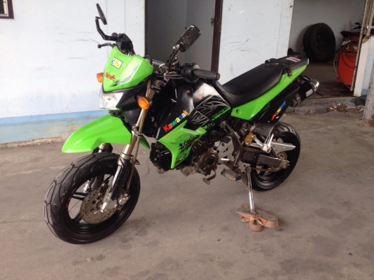 ขาย นิว KSR 110 สีเขียว ดำ  ปี 2554  ท่อ คู่ เสียงดีมาก