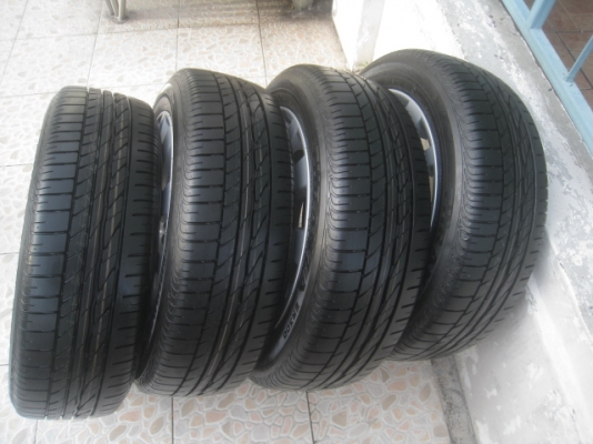 ขายล้อแม็กป้ายแดง suzuki swift 16"x6" et45 4 รู 100 ล้อสภาพใหม่ทุกล้อครับ ยาง bridgestone turanza er300 185/55r16 ยางผลิตสัปดาห์ที่ 44 ปี 13 ตุ่มและสีที่หน้ายางมีทุกเส้นครับ ขายทั้งชุด 11,900 บาทครับ สนใจติดต่อเล็กคลองสามครับ 081-3747940