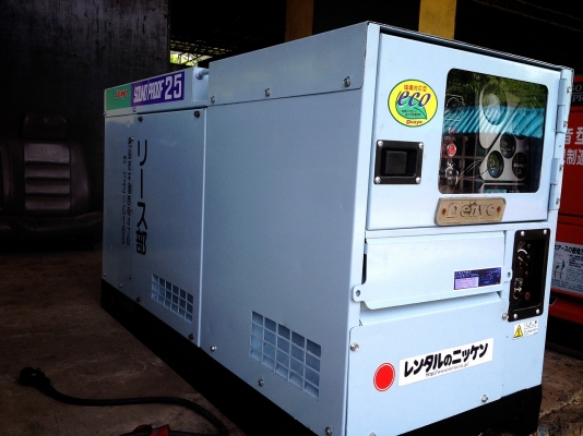 ขายเครื่องปั่นไฟมือสอง สภาพสวยพร้อมใช้งาน นำเข้าจากญี่ปุ่น