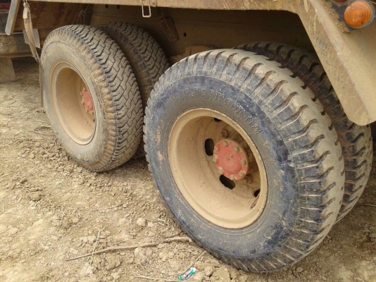 ขายรถบรรทุกสิบล้อดัมพ์ Mitsubishi turbo TF ซีเรียล 3,xxx เครื่องเดิม 6D16 turbo 220 แรง 10 เกียร์ กระบะดัมพ์มิเนียม