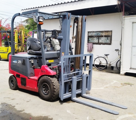 รถยกไฟฟ้าแบบนั่นขับขนาด 2 ตัน เสาสูง 3 เมตร Nichiyu FB20P-70B-300SF