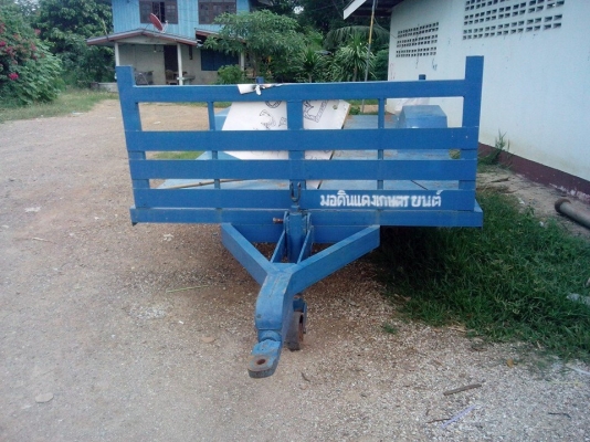ขายเทเลอร์ ยาว4เมตร เหล็กรางหน้า4นิ้ว แหนบ2ชั้น ดุมล้อกระทะยางของ6ล้อ ราคา35000บ.