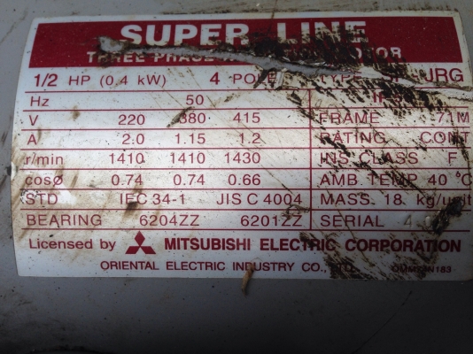 ขายมอเตอร์เกียร์ Cycro drive Sumitomo มอเตอร์ mitsubishi 1/2 HP. 380V อัตราทด 1:43 สภาพสวย วิ่งนิ่ม พร้อมใช้งาน มี 9 ตัวครับ(เหลือ 1 ตัวครับ) ขายมอเตอร์เกียร์ Cycro drive Sumitomo มอเตอร์ mitsubishi 1/2 HP. 380V อัตราทด 1:43 สภาพสวย วิ่งนิ่ม พร้อมใช้งาน มี 9 ตัวครับ(เหลือ 1 ตัวครับ)