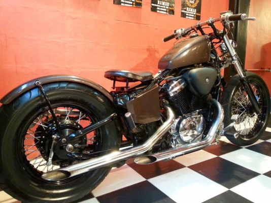 T&amp;T BIKE RAMA2ขายHONDA STEED400 ปี96 อินวอย + สรรพสามิต แต่งมางามๆคับ สวยใหม่ทุกเม็ด ท่อเเต่งเสียงดี ราคา 59500